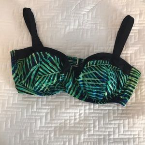 Tropical Print Bikini Top - Swimsuits for All